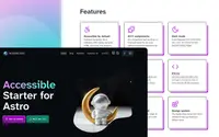 Accessible Astro Starter theme preview