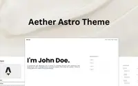 Aether theme preview