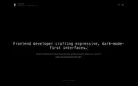 Akali Portfolio theme preview