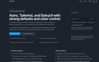 Alexander’s astro tailwind daisyui starter theme preview