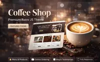 Artisan Coffee House theme preview