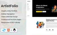 Artistfolio theme preview