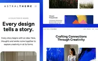 Astral Portfolio theme preview