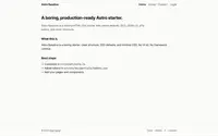 Astro Baseline theme preview