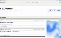Astro Blog Template Cyberhud theme preview