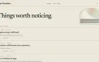 Astro Blog Template Folio theme preview