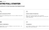 Astro Full Starter theme preview