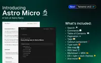 Astro Micro theme preview