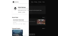 astro-narrow theme preview