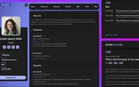 AstroResume01 theme preview