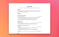 Astro Resume Minimal theme preview