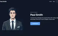 Astro Resume theme preview
