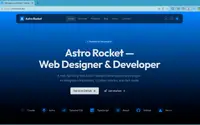 Astro Rocket theme preview