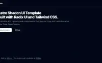 Astro Shadcn UI theme preview