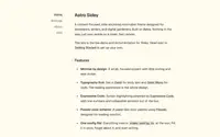 Astro Sidey theme preview