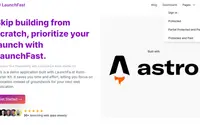 Astro Starter Kit by LaunchFast theme preview