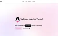 Astro Starter theme preview