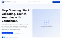 Astro Validation Landing theme preview