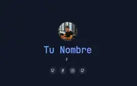 Astro vCard theme preview