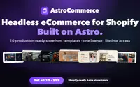 AstroCommerce theme preview