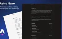 AstroNano theme preview