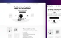 Astroplate - Multilingual Astro Boilerplate theme preview