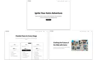 AstroRise - Open theme preview