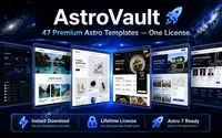 AstroVault theme preview