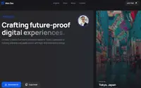 Bento Cyber Portfolio theme preview