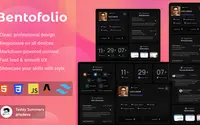 Bentofolio theme preview