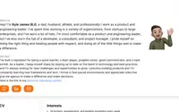 Career Walking Site (Bento box) theme preview