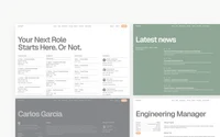 Carriera Astro + Sanity CMS theme preview