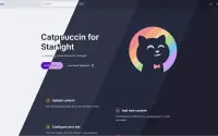Catppuccin for Starlight theme preview