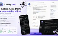 Chirping Astro theme preview