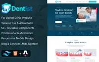 Dentist theme preview