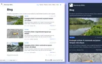 Developer blog theme preview