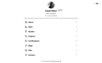 Esquelete CV theme preview