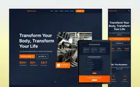 FitZone Gym theme preview
