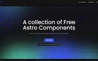 Free Astro Components theme preview