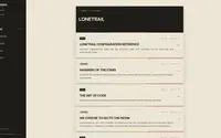 Lonetrail theme preview