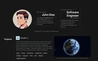 Lumen Portfolio theme preview