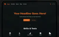 Marketing Developer Blog theme preview