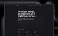 Minimalistic Astro Blog theme preview