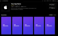 Mobile App Landing theme preview