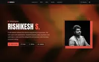 Modern Developer Portfolio theme preview