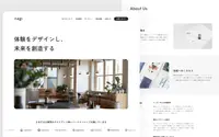 Nagi / Corporate website theme preview