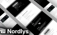 Nordlys theme preview