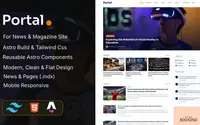 Portal theme preview