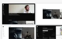 ProfolioX Astro + Sanity CMS theme preview