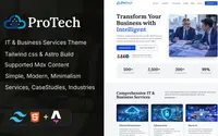Protech theme preview